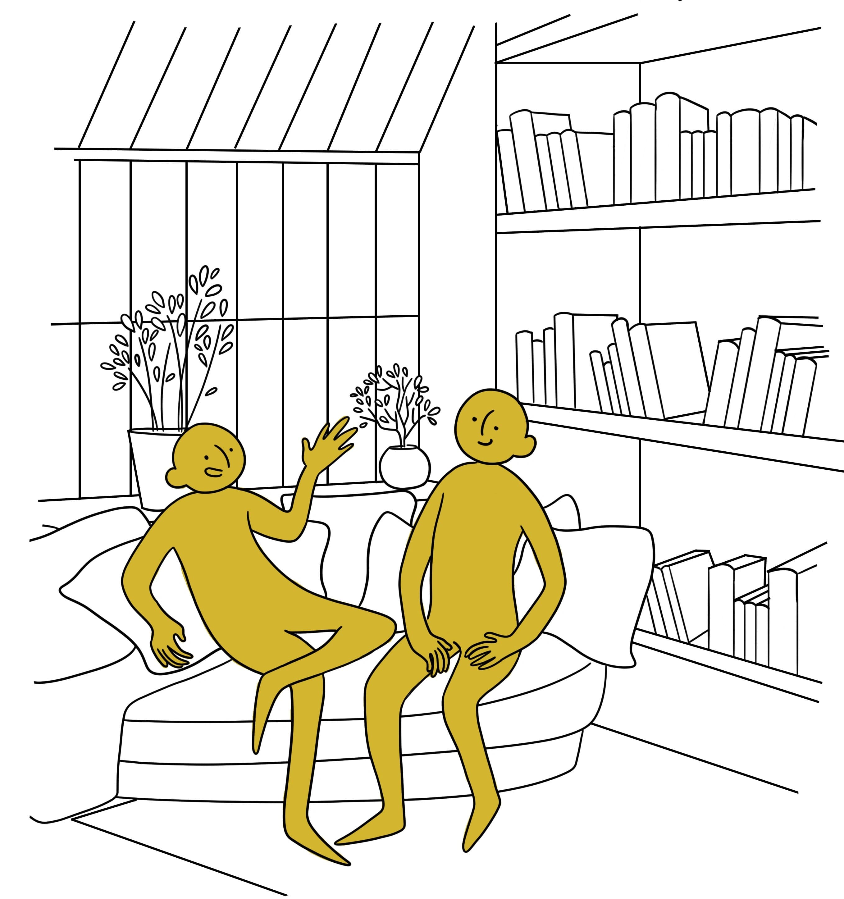 Espace detente commun